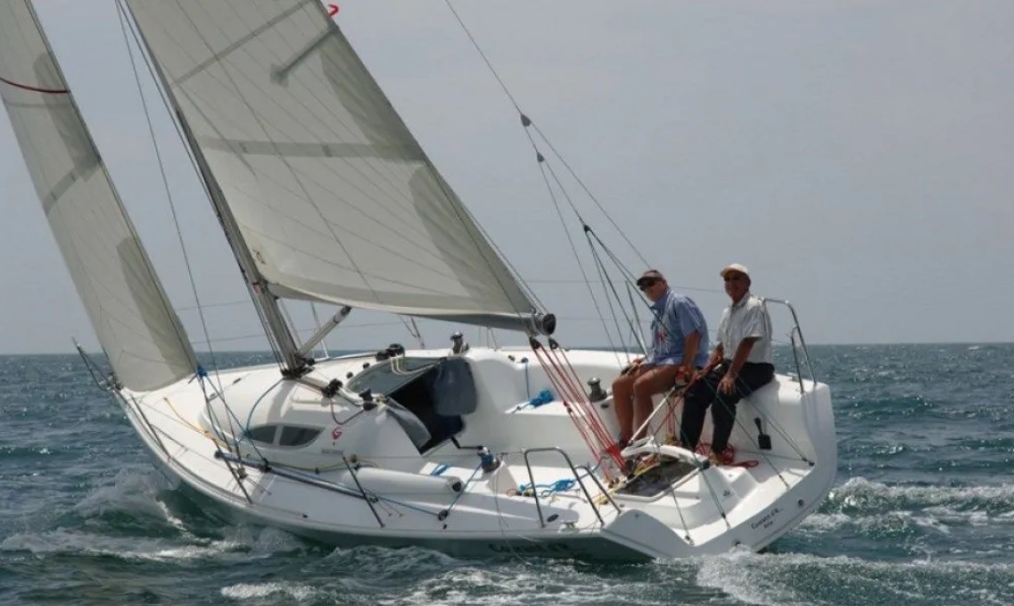 A Grand Surprise sailing upwind